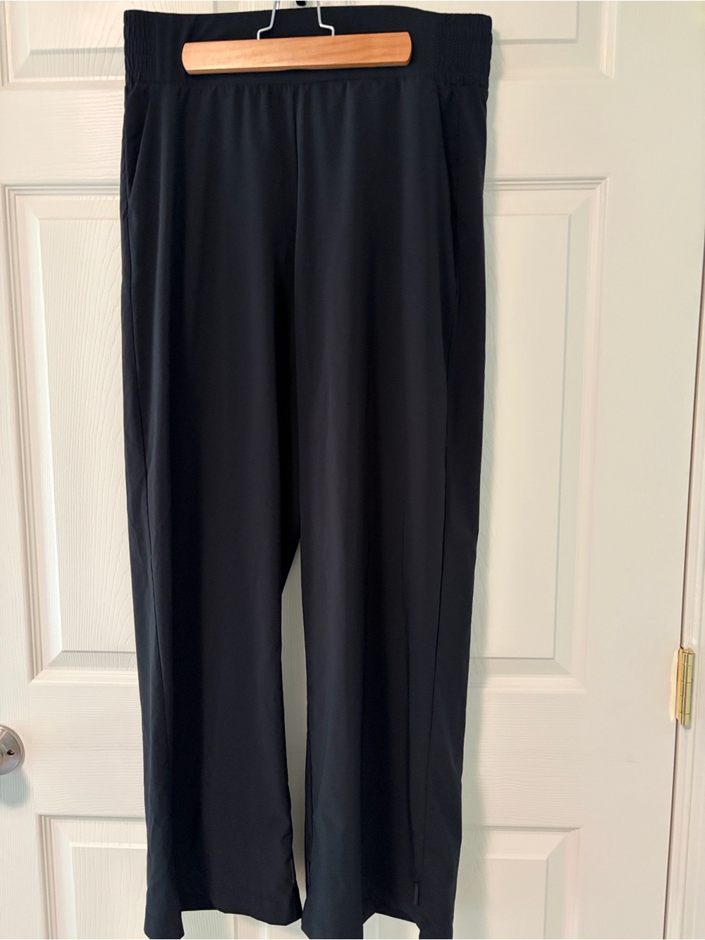 Title Nine Women's Black Wide-Leg Pull-On Pants